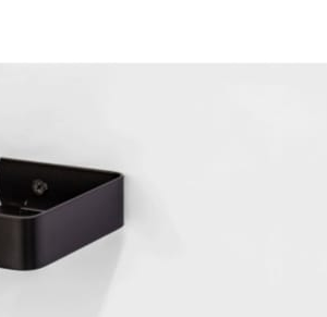 Bathroom Shelf / Soap Dish (Black) - Rynarhardware