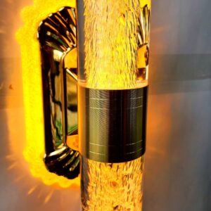 Crystal Cylinder LED Wall Lamp GWLI-6001 (Colour-Changing) - Rynarhardware