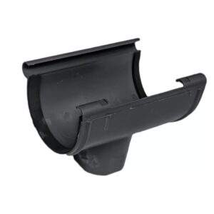 Gutter Stop End Grey - Rynarhardware