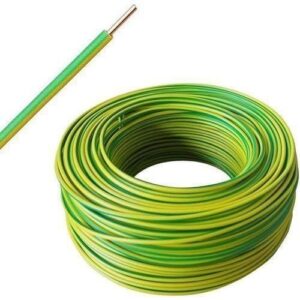 Tronic Cable 1.5mm Single Core Yellow/Green (90m Roll) - Rynarhardware